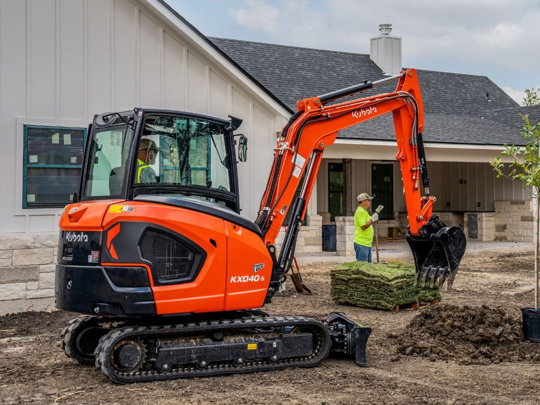 Kubota construction equipment