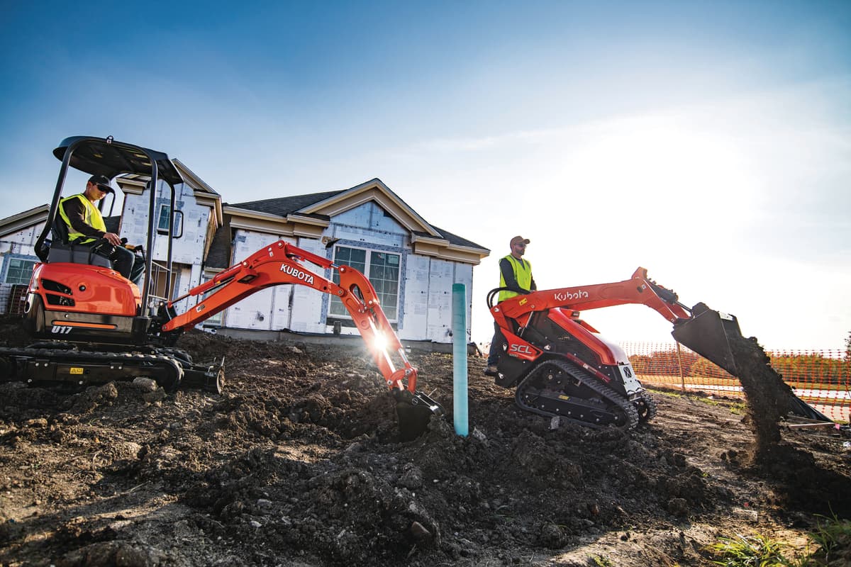 Kubota U17 and SCL1000